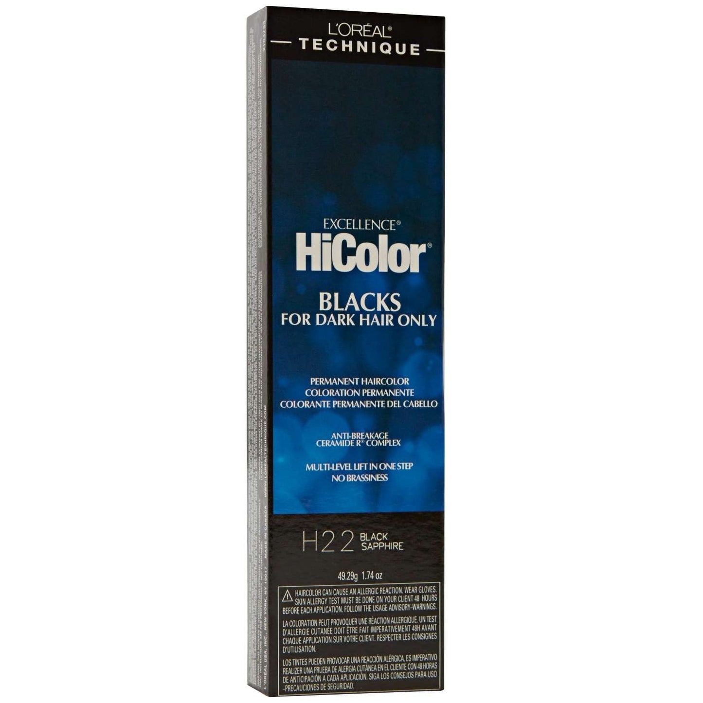 Permanent Hair Color Black Sapphire Full Gray Coverage