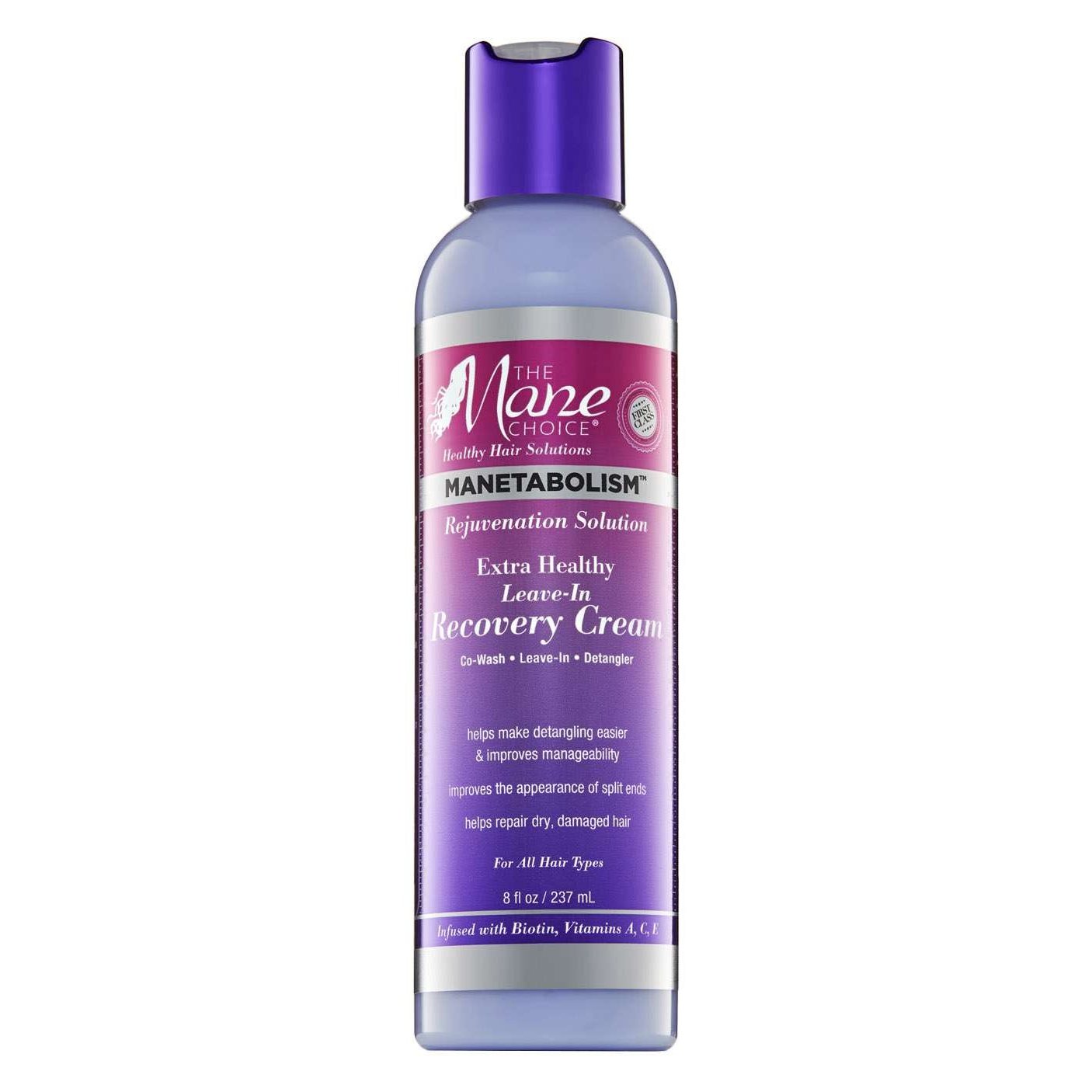 Leave-In Recovery Cream for Dry, Damaged, Frizzy Hair - Mane Choice Manetabolism Rejuvenation Solution