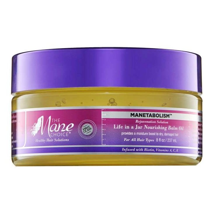 Manetabolism Nourishing Balm Oil for Dry, Damaged Hair Life In A Jar