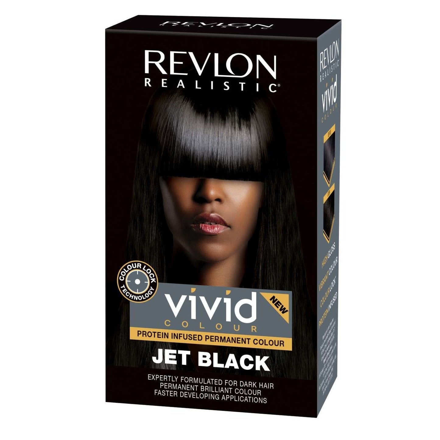 Permanent Hair Colour Protein Infused Vivid Jet Black