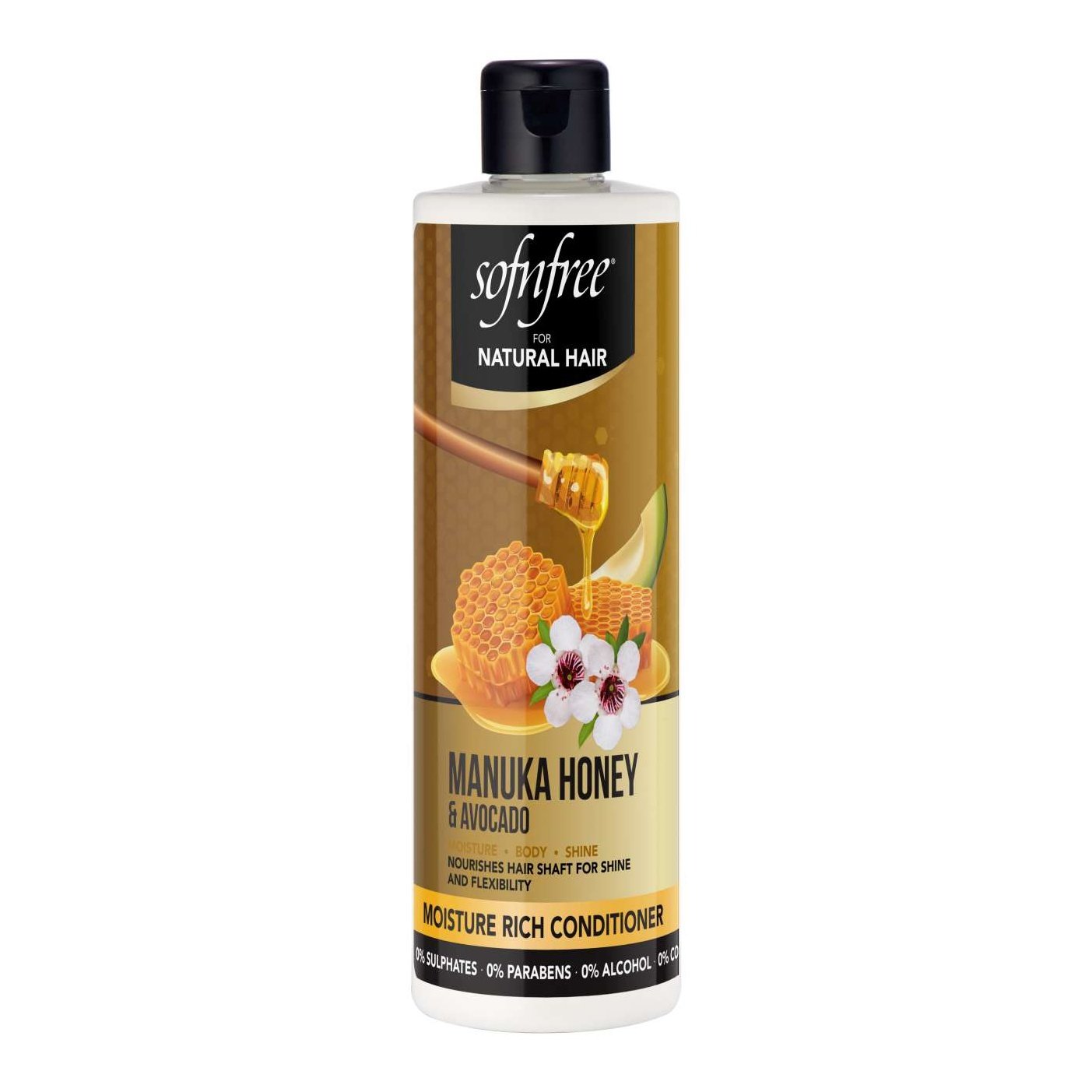 Moisture Rich Conditioner with Manuka Honey and Avocado for Natural Hair