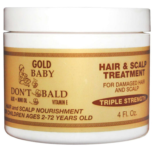 Hair and Scalp Treatment with Aloe Vera, Mink Oil & Vitamin E for Baby Hair