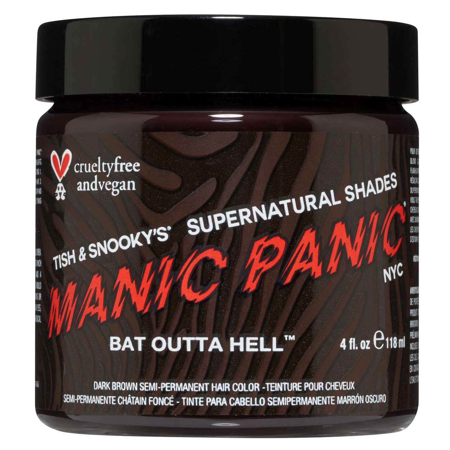 Super Natural Shades Hair Dye Bat Outta Hell