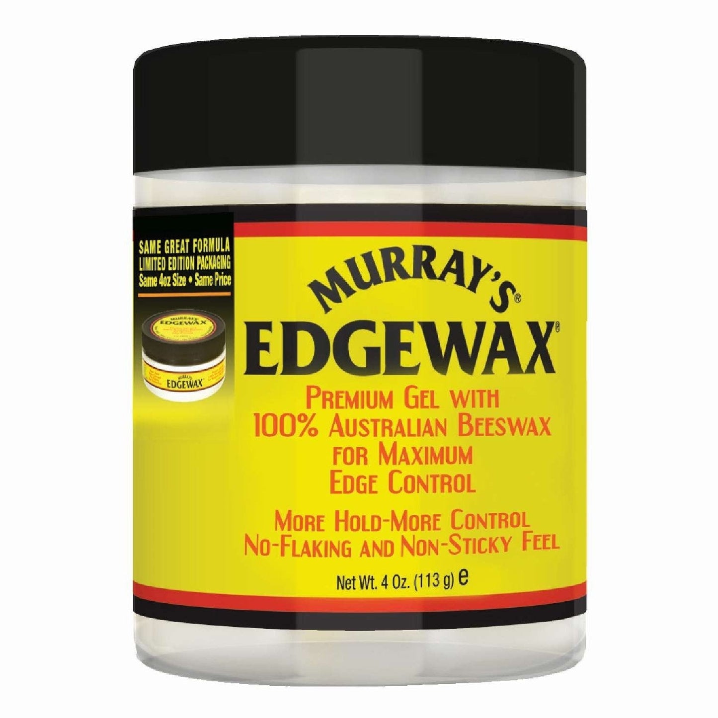 Edgewax Gel with Beeswax, Almond Oil & Vitamin E for Strong Hold