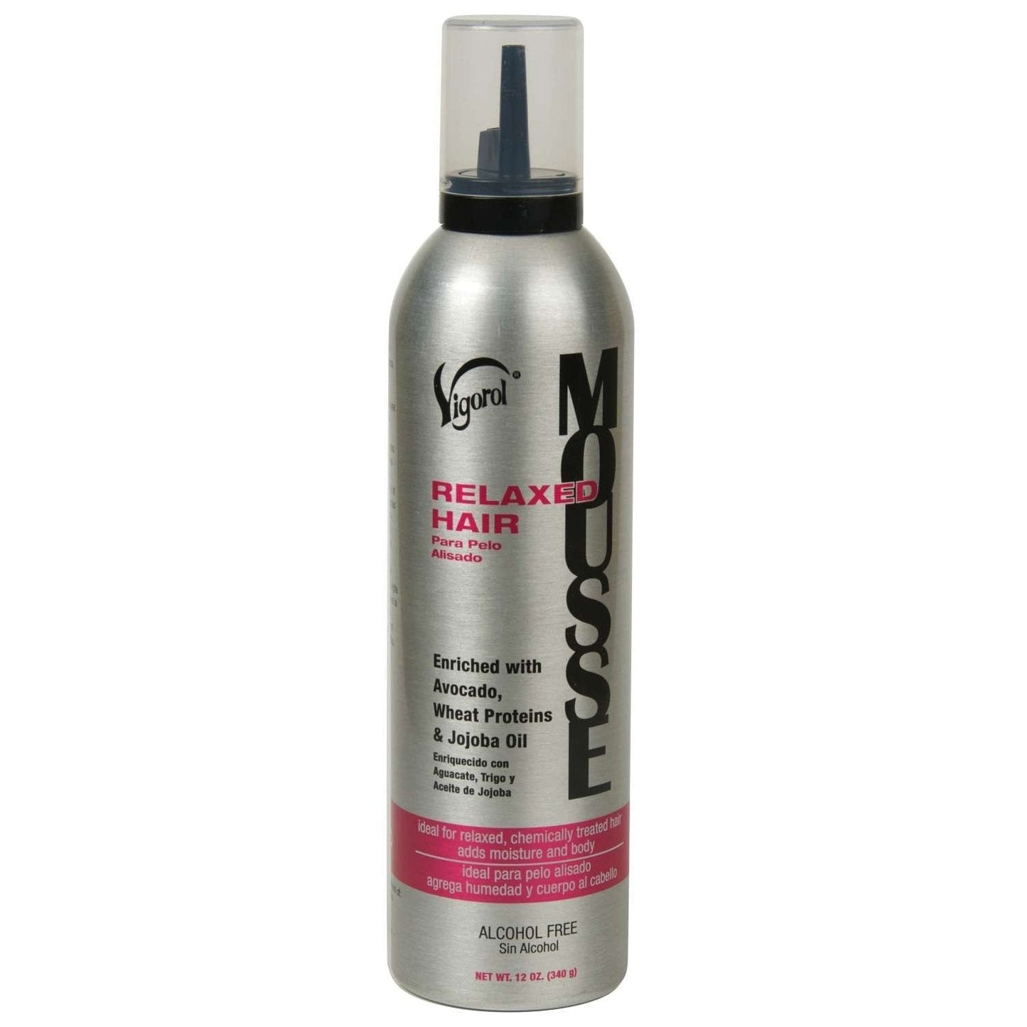 Styling Mousse for Relaxed Hair with Avocado, Wheat Proteins & Jojoba Oil