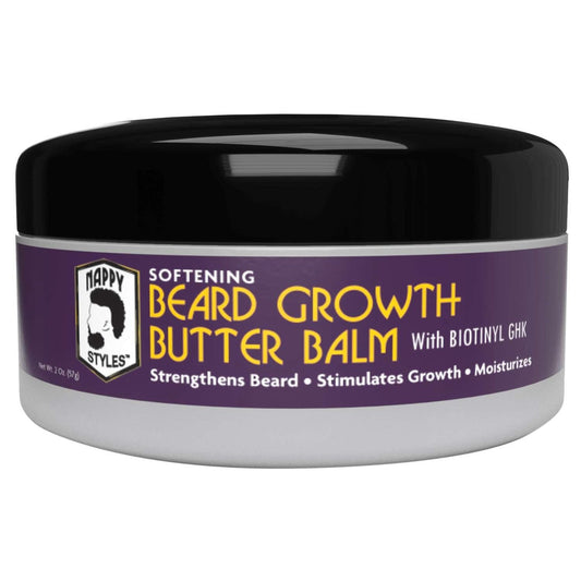 Beard Growth Butter Balm with Vitamin E, Shea Butter & Black Castor Oil