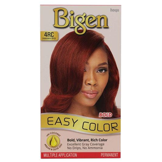 Easy Color Ammonia-Free Hair Dye with Natural Ingredients Cinnamon Spice 4Rc