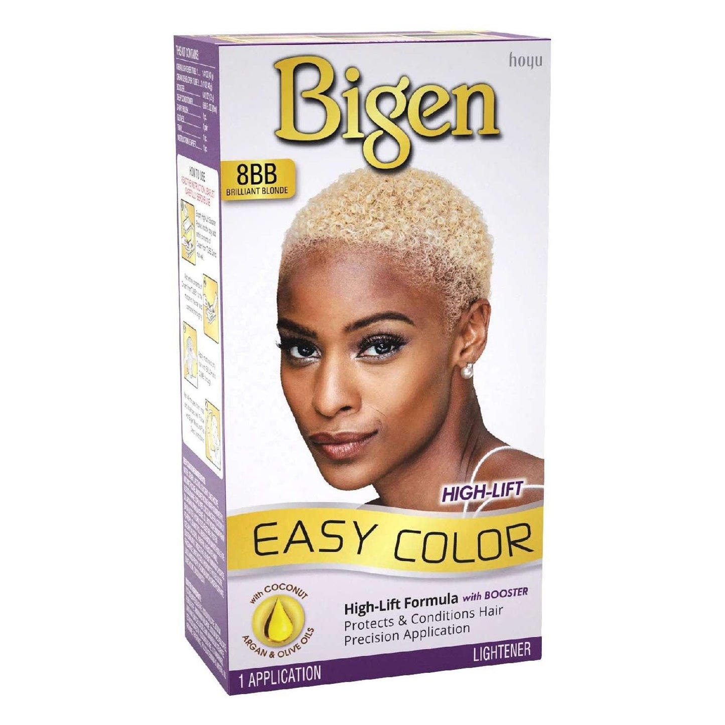 Permanent Powder Hair Color Gray Hair Cover-Up 8Bb Brilliant Blonde