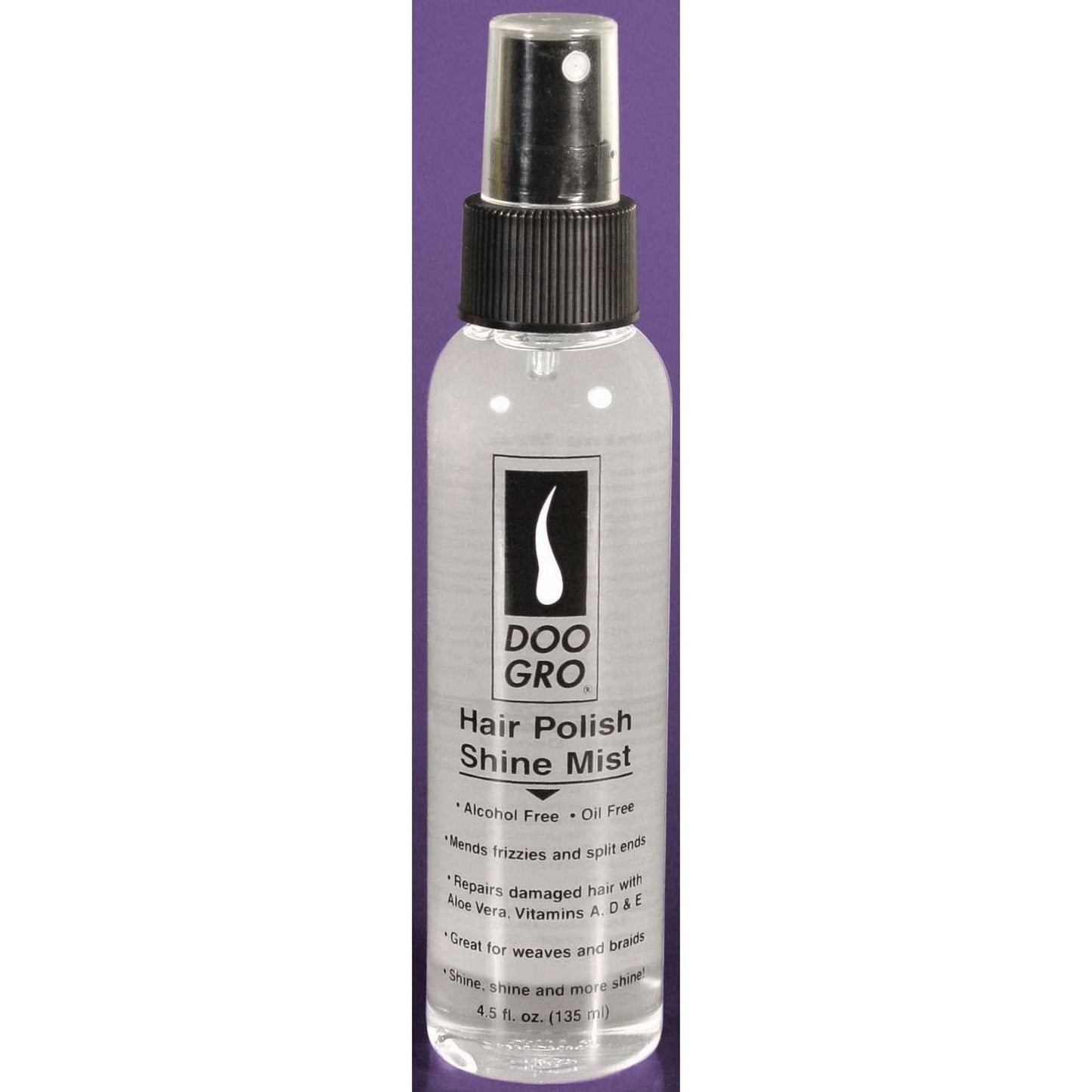 Hair Polish Shine Mist with Olive Oil and Vitamins A E for All Hair Types