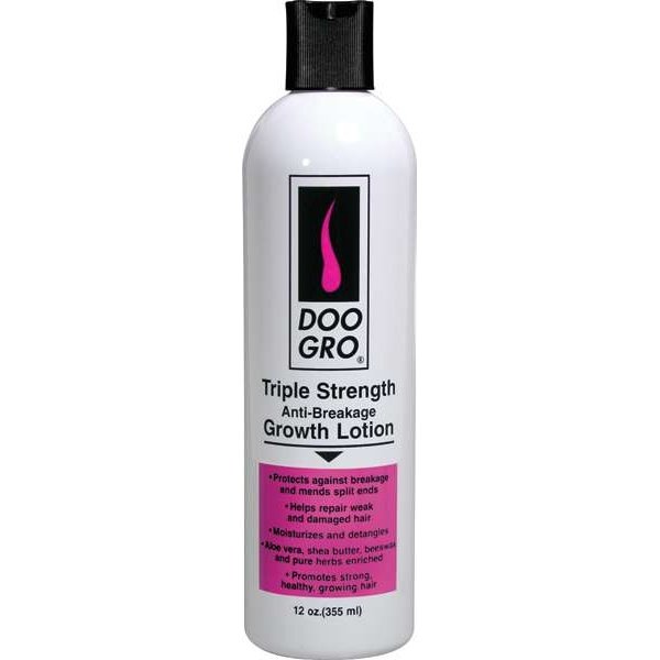 Hair Growth Lotion with Shea Butter, Vitamins & Aloe Vera Triple Strength