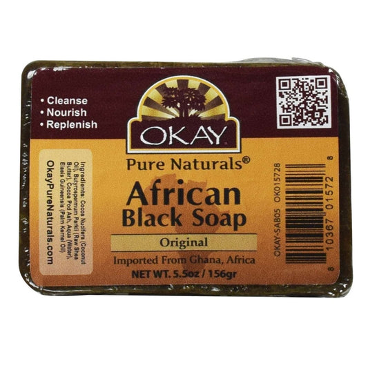 Black Soap Cleansing and Moisturizing Bar for Dry Skin Care