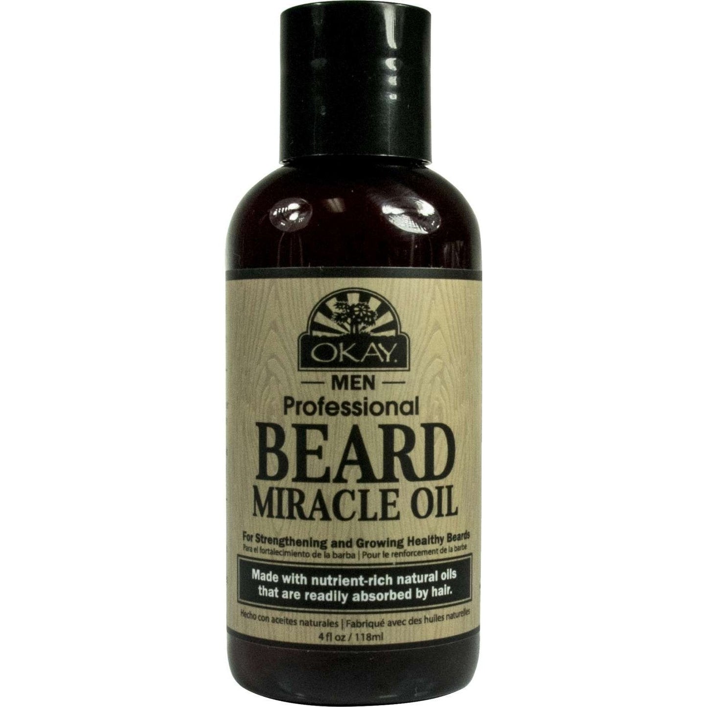 Beard Miracle Oil with Castor, Coconut, Argan & Grape Oils