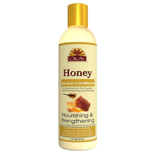 Leave-In Conditioner with Honey and Almond for Strengthening and Hydration