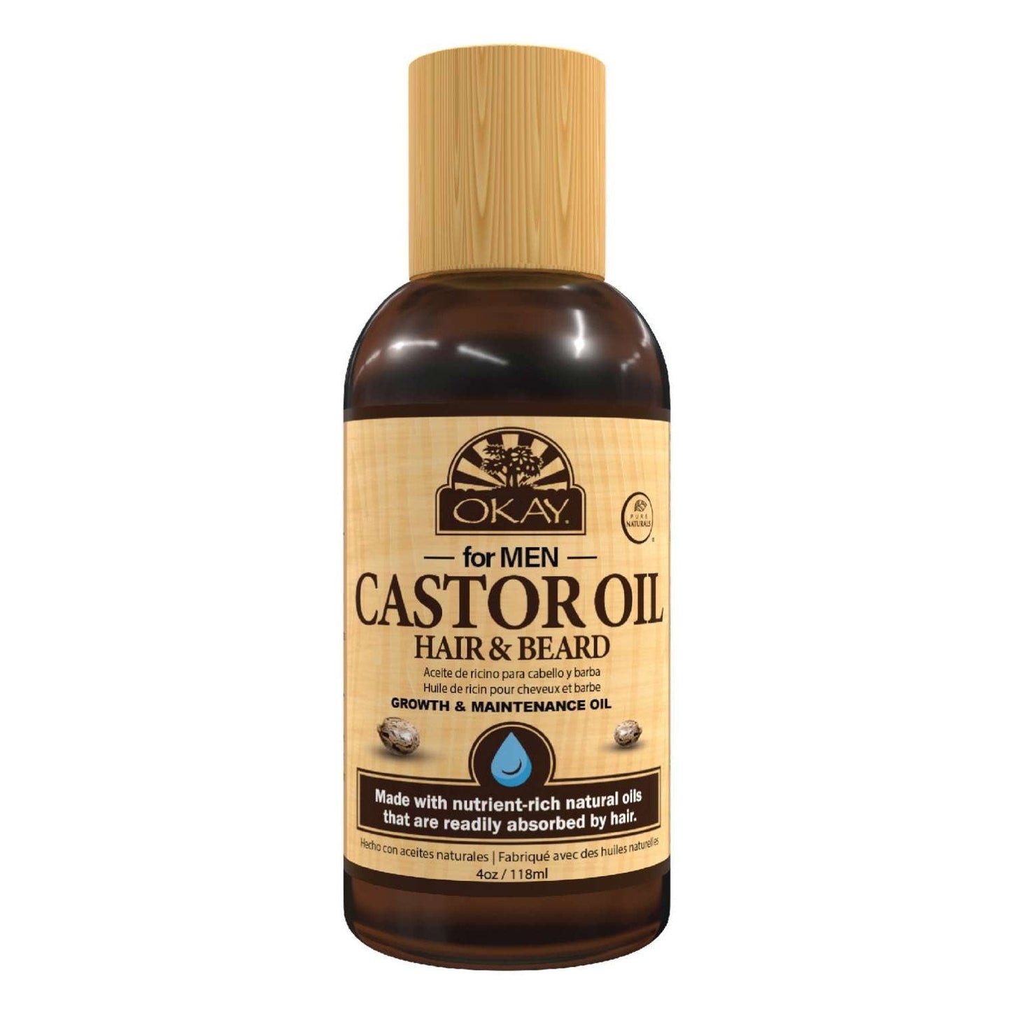 Castor Oil Beard and Hair Growth Oil Lightweight