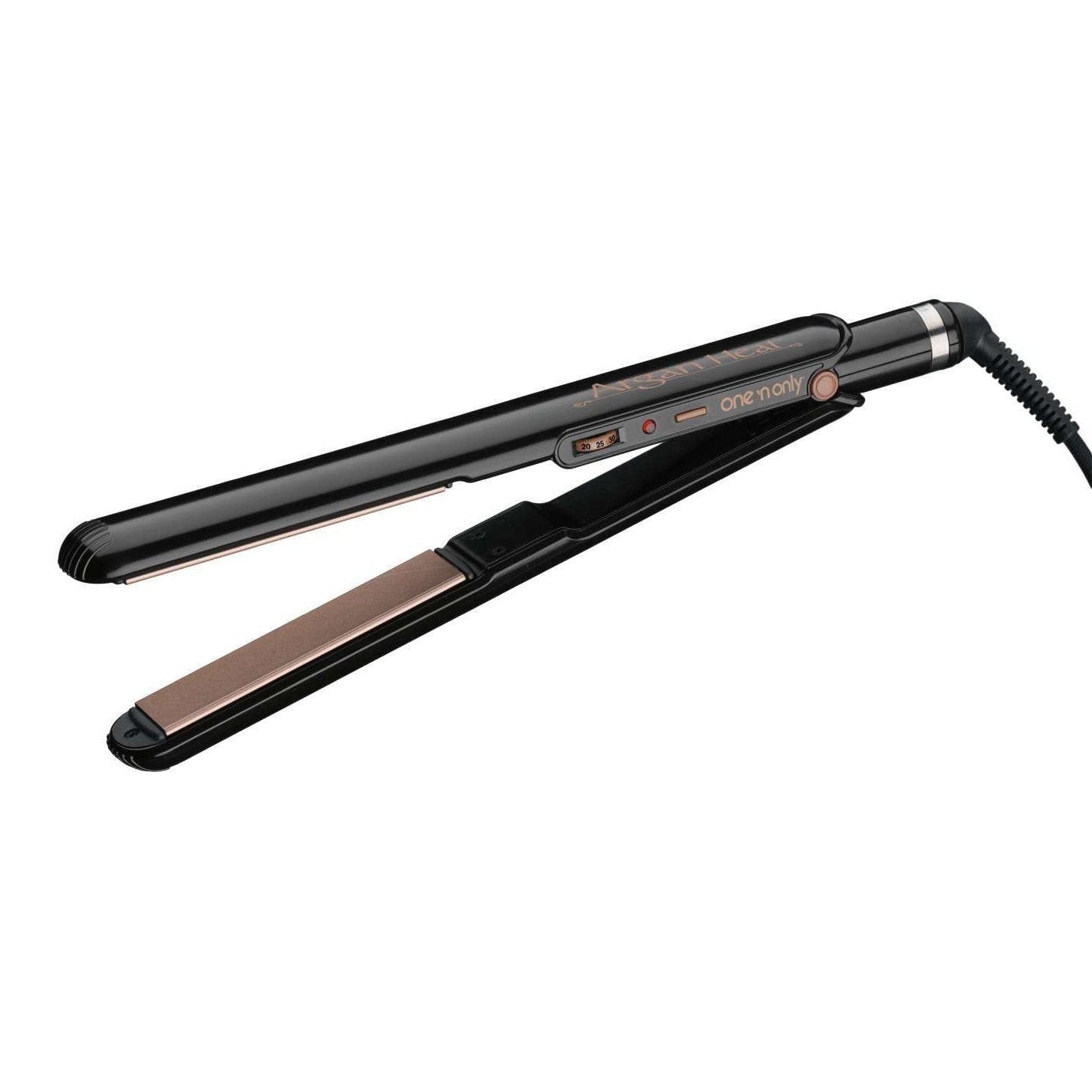 Ceramic Flat Iron Hair Straightener with Argan Oil Infused Plates