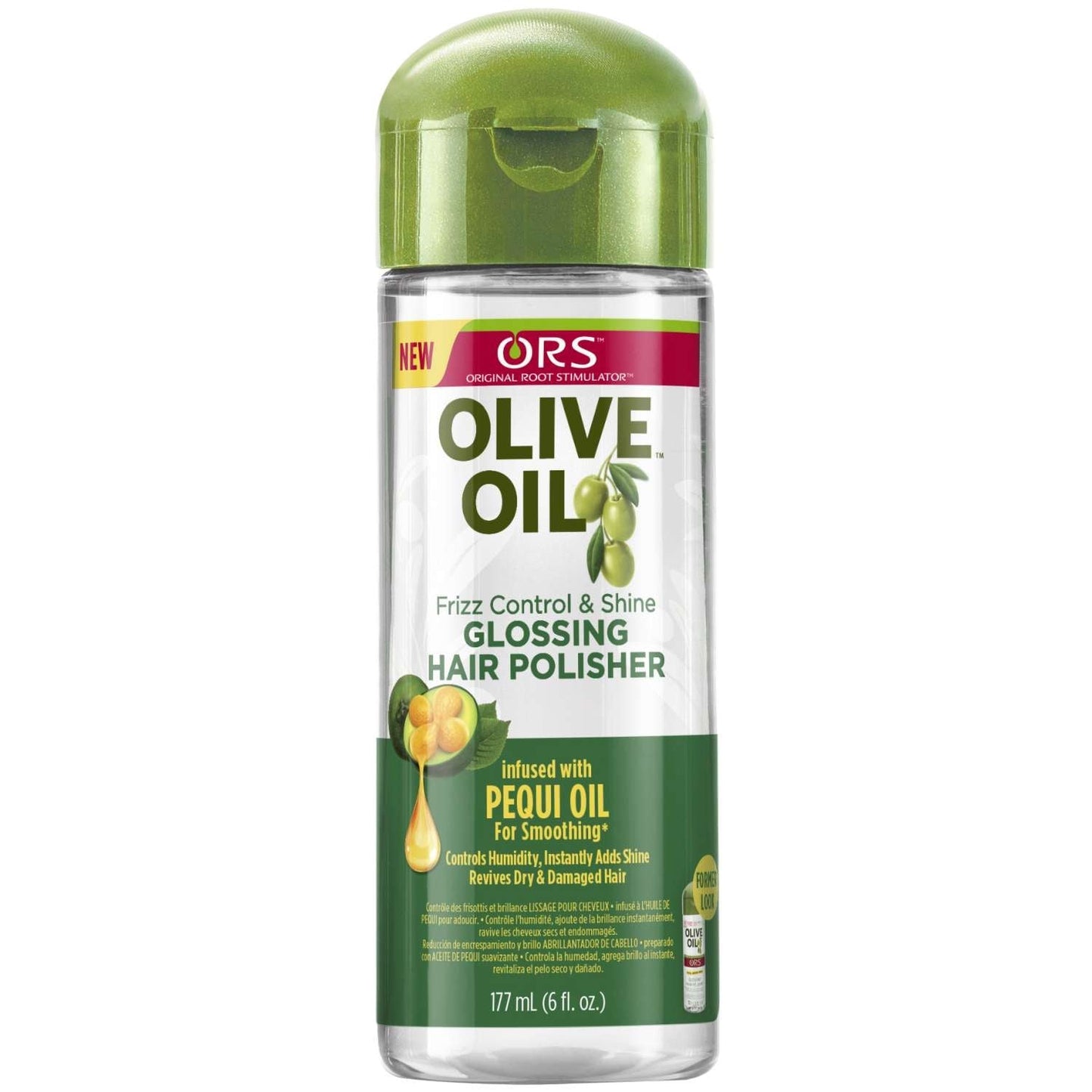 Olive Oil Glossing Hair Polisher with Pequi Oil for Frizz Control and Shine