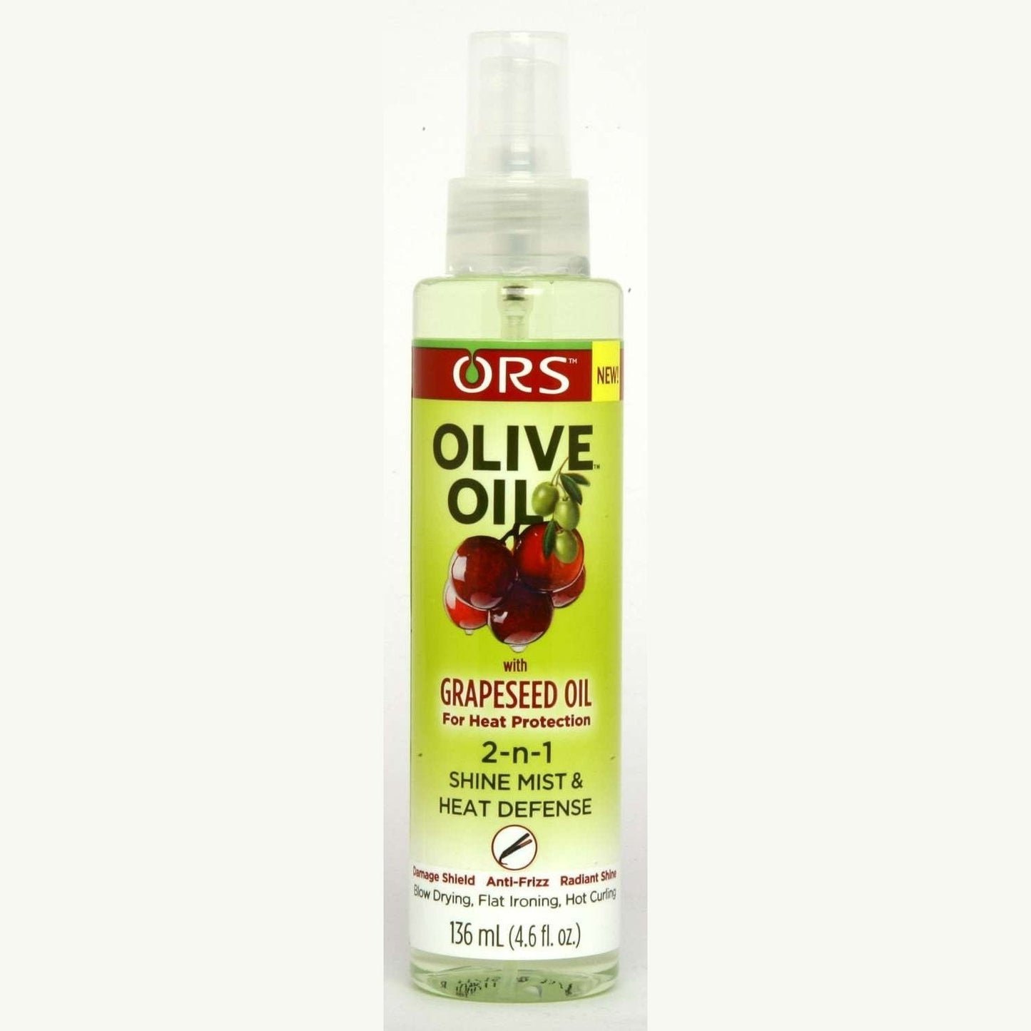 Olive Oil Grapeseed Mist Heat Protectant Frizz Control Hair Mist