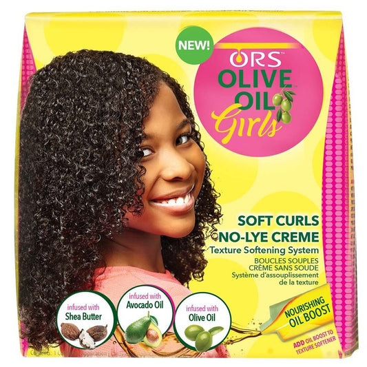No-Lye Creme Texturizer for Curly and Wavy Hair with Olive, Coconut & Avocado Oil