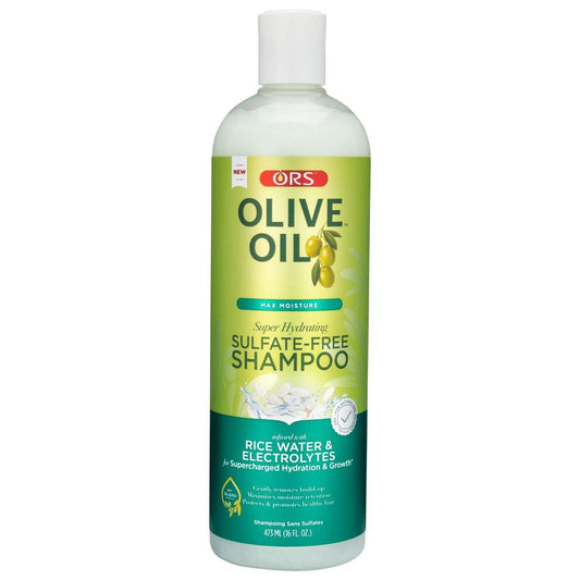 Sulfate-Free Olive Oil Max Moisture Shampoo with Rice Water and Oligro Complex