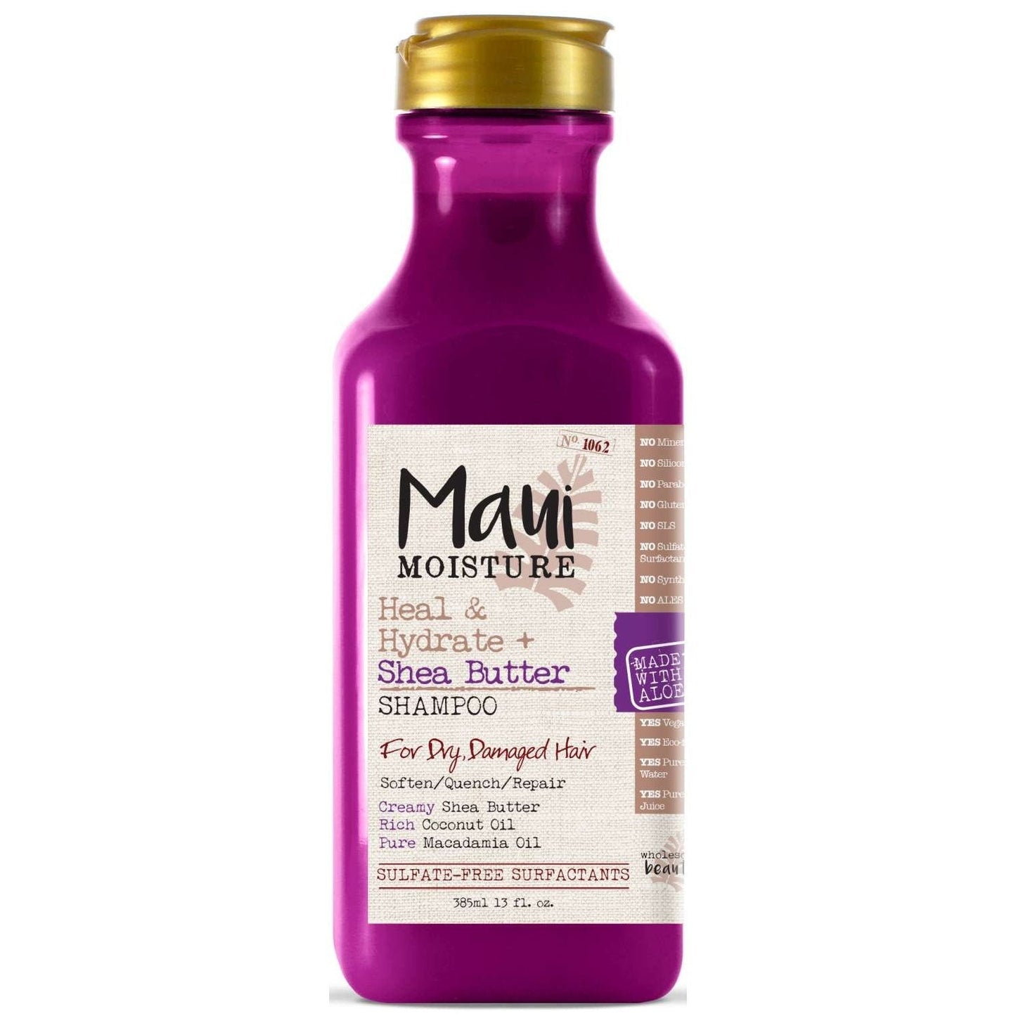 Shea Butter Shampoo for Frizzy Curls Hydrate and Repair