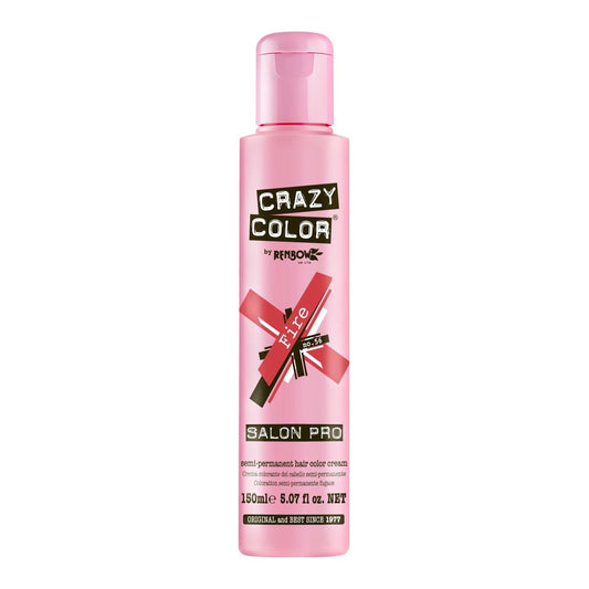 Semi-Permanent Hair Dye Fire Red Peroxide-Free 56ml
