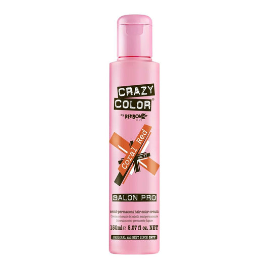 Hair Color Dye for Pale to Platinum Blonde Hair Coral Red 57ml