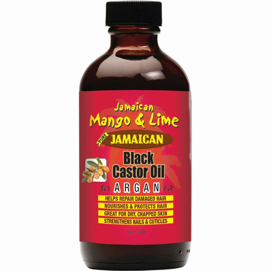 Jamaican Mango Black Castor Argan Oil for Hair, Skin, and Nails
