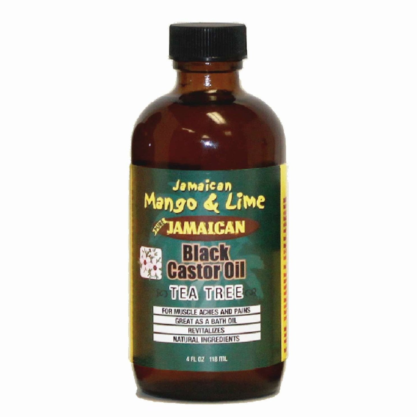 Black Castor Oil with Jamaican Mango and Tea Tree for Dry Damaged Hair