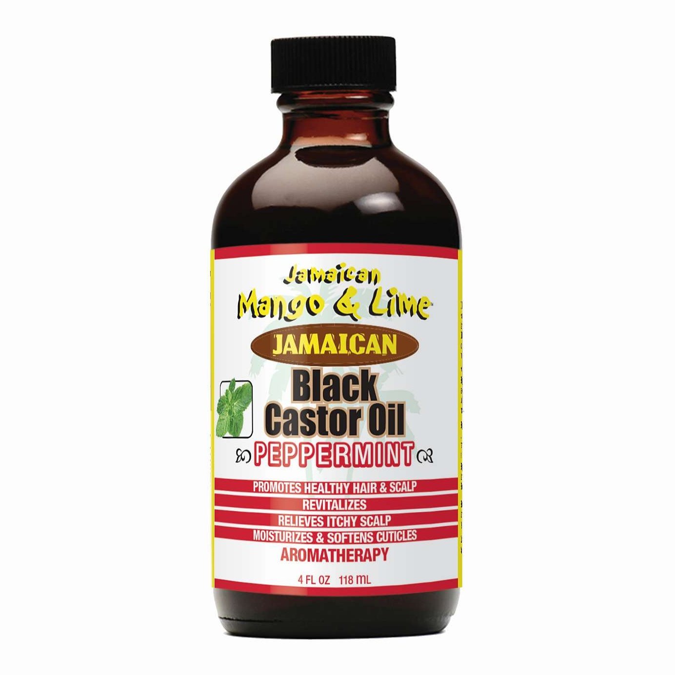 Castor Oil with Jamaican Mango and Peppermint for Hair Rejuvenation