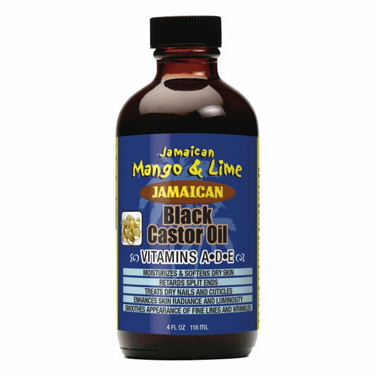 Castor Oil with Vitamins A D E for Skin, Hair, and Nails