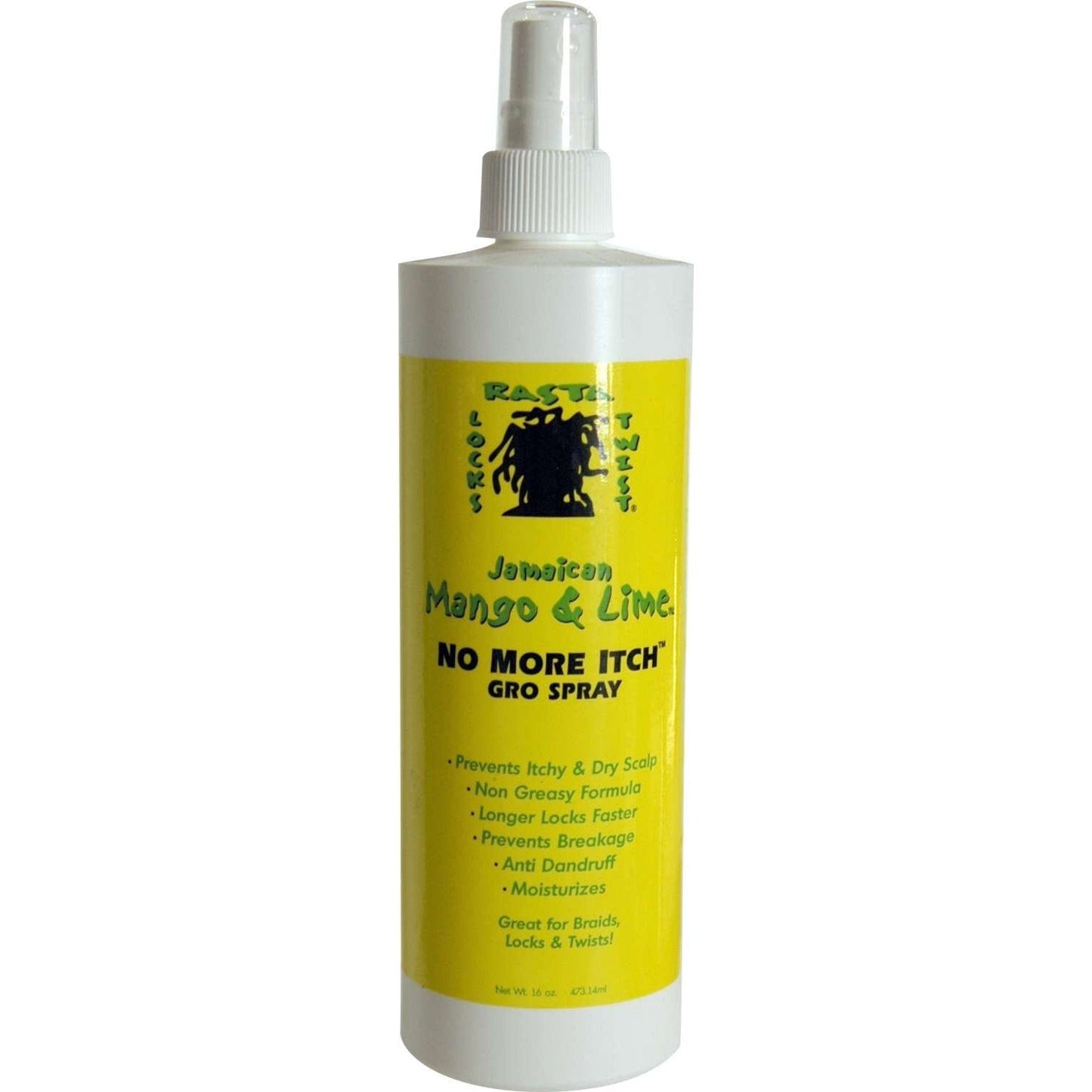 No More Itch Scalp Spray for Twists, Braids, and Locs with Mango & Lime