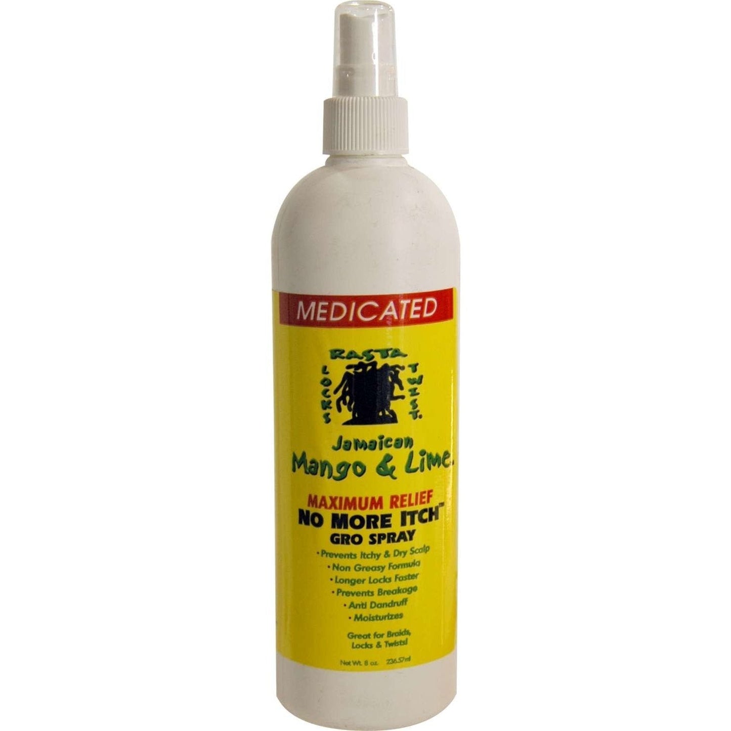Medicated Scalp Spray for Twists, Braids & Locs - Jamaican Mango & Lime
