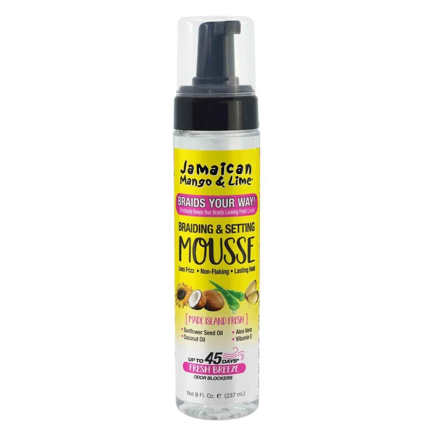 Braid Set Mousse with Mango Lime