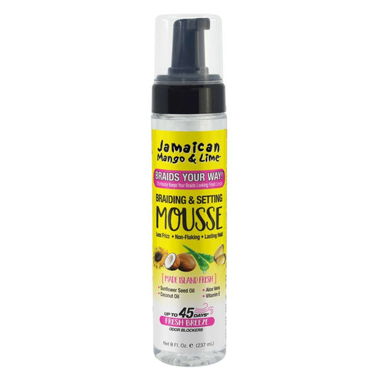 Braid Set Mousse with Mango Lime