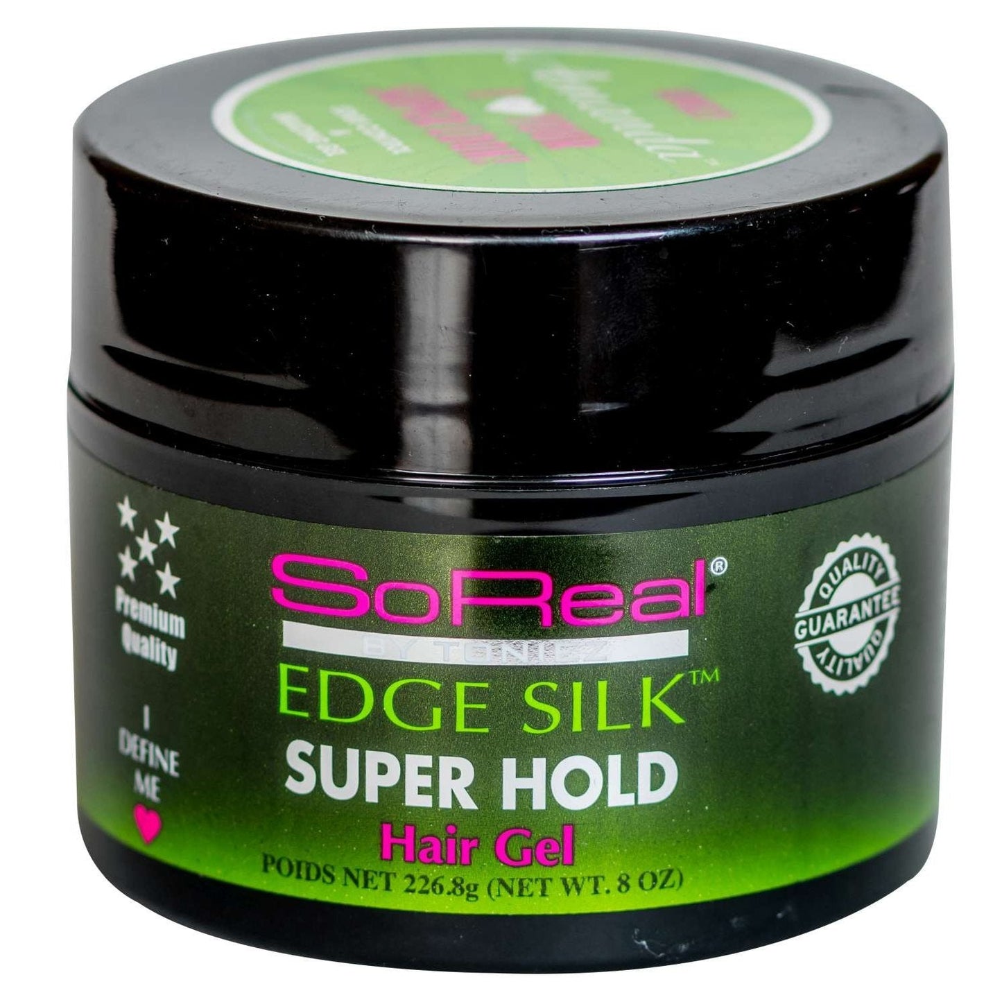 Edge Control Hair Gel with Argan and Coconut Oil 8 oz