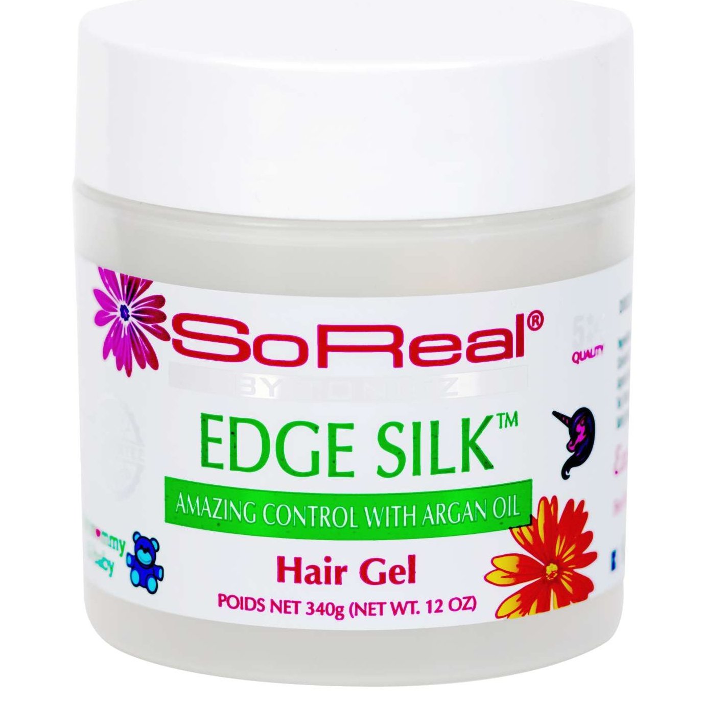 Edge Silk Hair Gel with Argan Oil 12 Oz