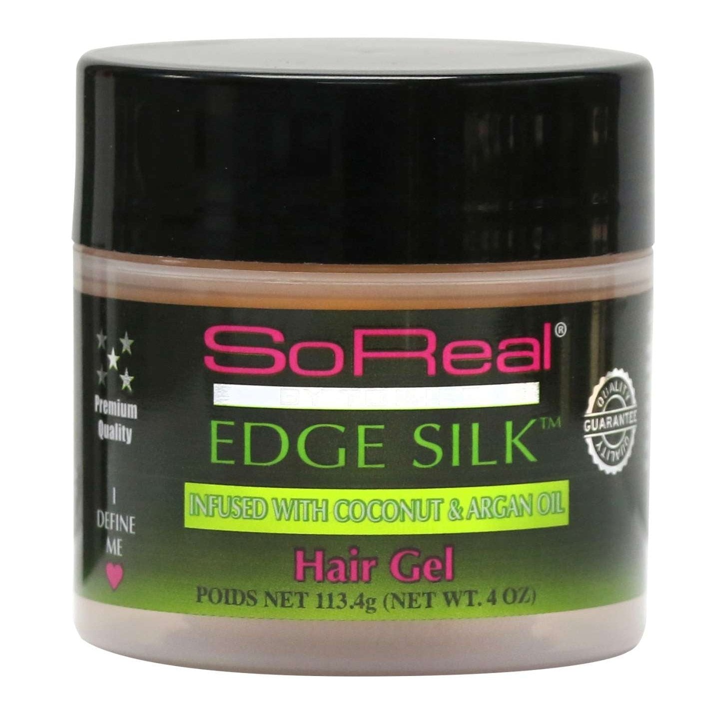 Edge Silk Hair Gel with Argan Oil 4 Oz