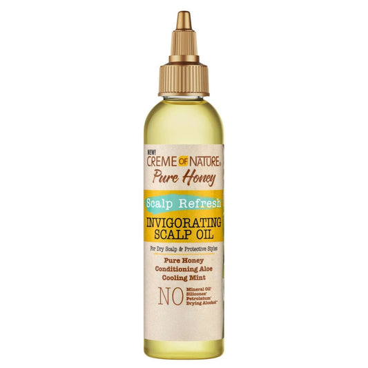 Creme of Nature Scalp Oil with Pure Honey, Aloe & Mint, Invigorating Formula