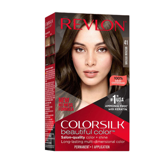 Revlon Hair Color Non-Drip Formula Medium Brown 041