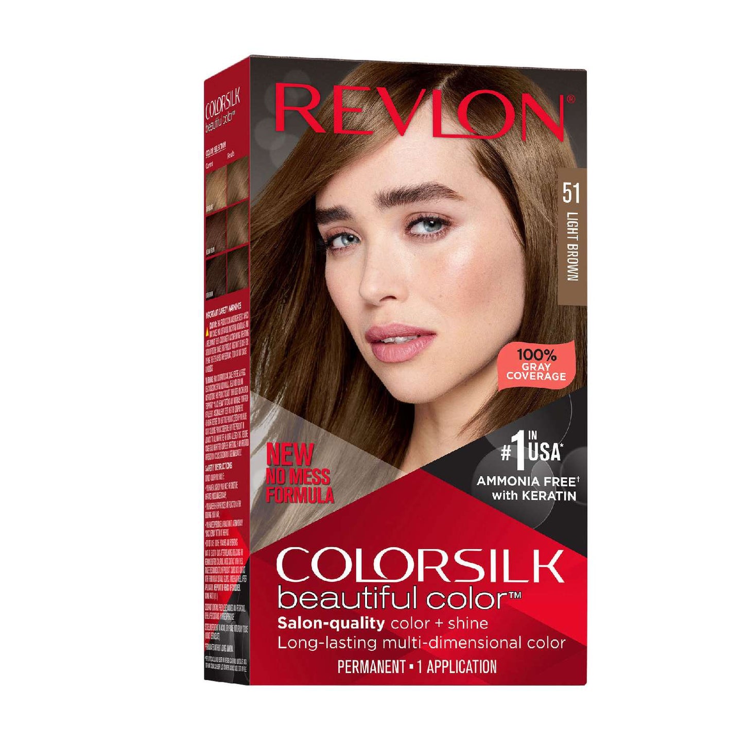 Ammonia-Free Light Brown Hair Color 051