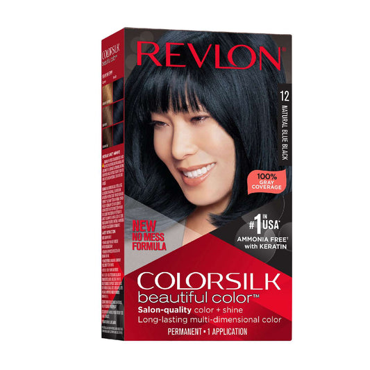Revlon Hair Color Ammonia-Free Natural Blue Black 012