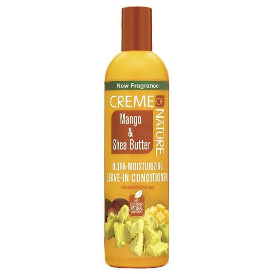 Creme of Nature Leave-In Conditioner with Mango and Shea Butter for Dehydrated Hair