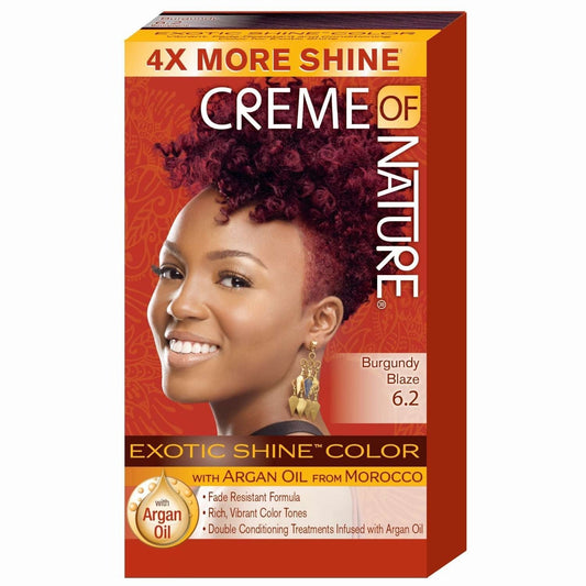 Creme of Nature Gel Hair Color with Argan Oil and Mango Shea Butter Burgundy Glaze
