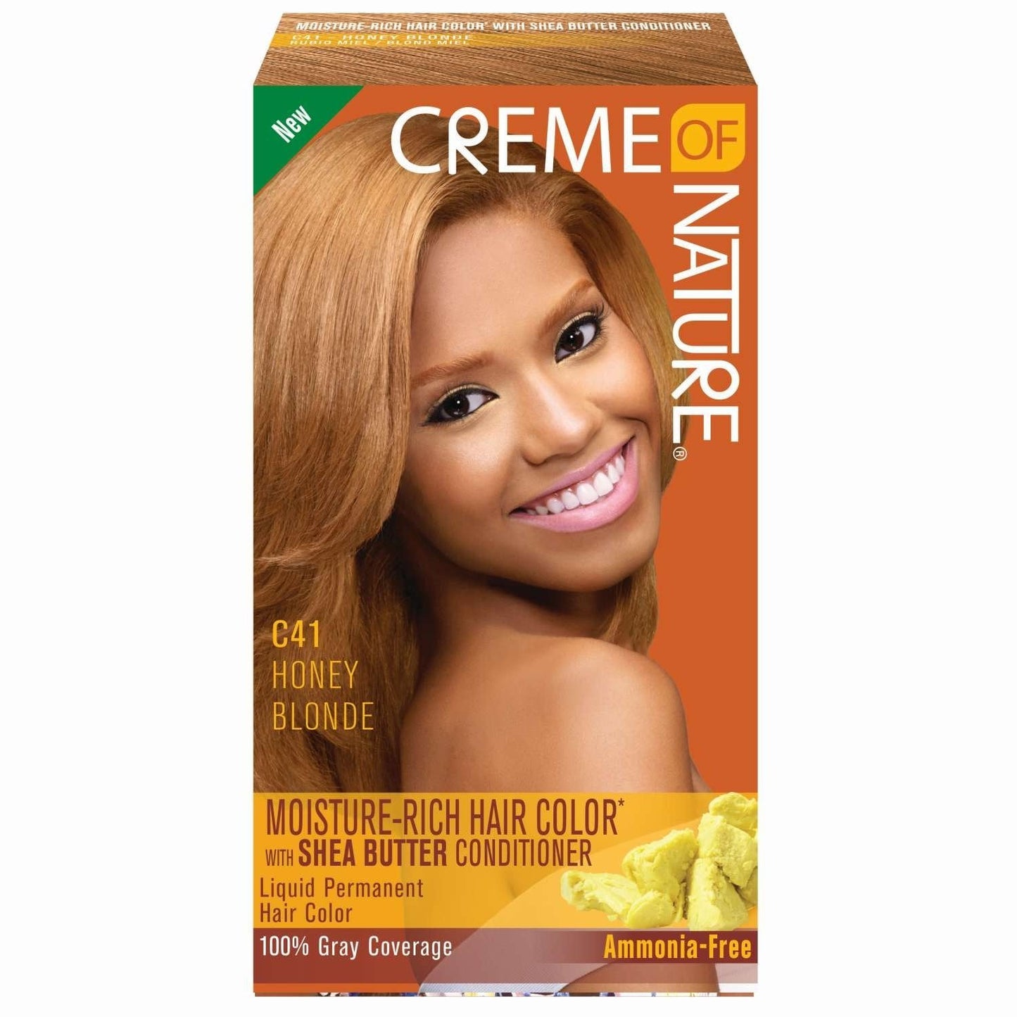 Creme of Nature Liquid Hair Color with Shea Butter & Mango Extract 41 Honey Blonde