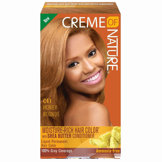 Creme of Nature Liquid Hair Color with Shea Butter & Mango Extract 41 Honey Blonde