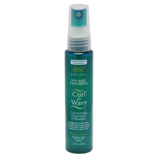 Curl Defining Peppermint Detangler for Natural Curl-N-Wavy Hair 2 oz
