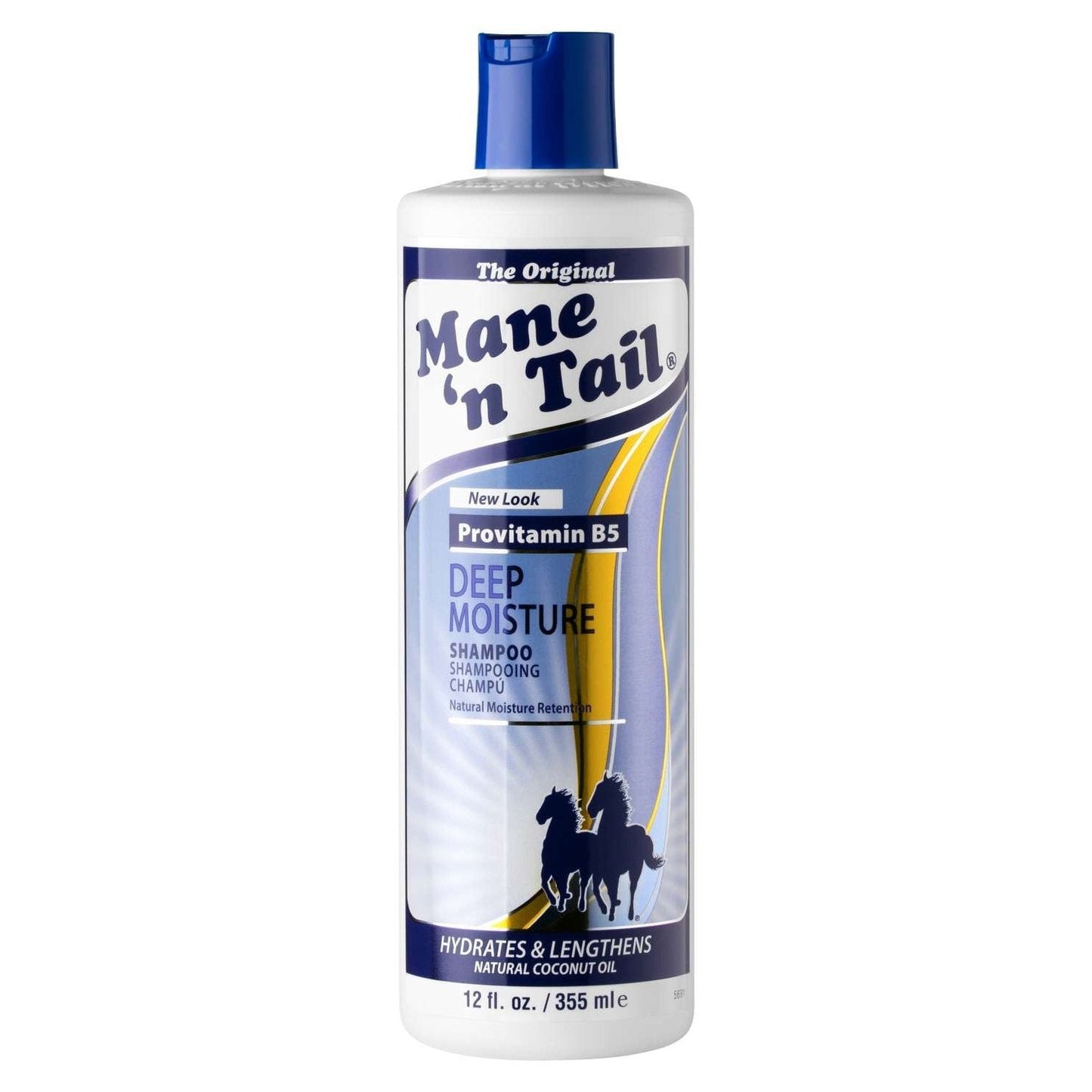 Deep Moisturizing Shampoo with Provitamin B5, Coconut Oil & Vitamin E