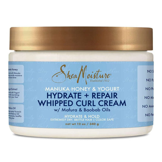 Shea Moisture Whipped Curl Cream Manuka Honey & Yogurt Hydrate Repair