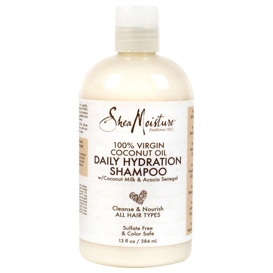 Shea Moisture Shampoo 100% Virgin Coconut Oil Daily Hydration Sulfate-Free