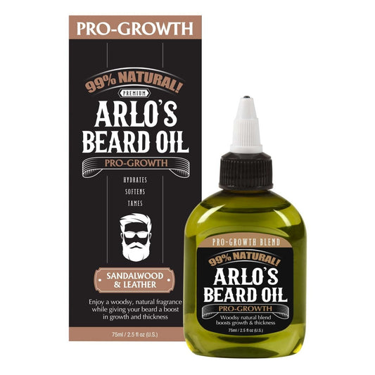 Beard Oil Sandalwood Leather Scent 75 ml Pro Growth